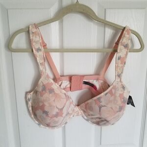 NWOT Vince Camuto Full Figure Tshirt Bra with Comfort Straps  Floral Size 42D